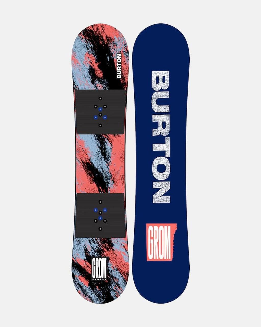Planche de snowboard Burton Grom Camber rouge noir enfant - 110