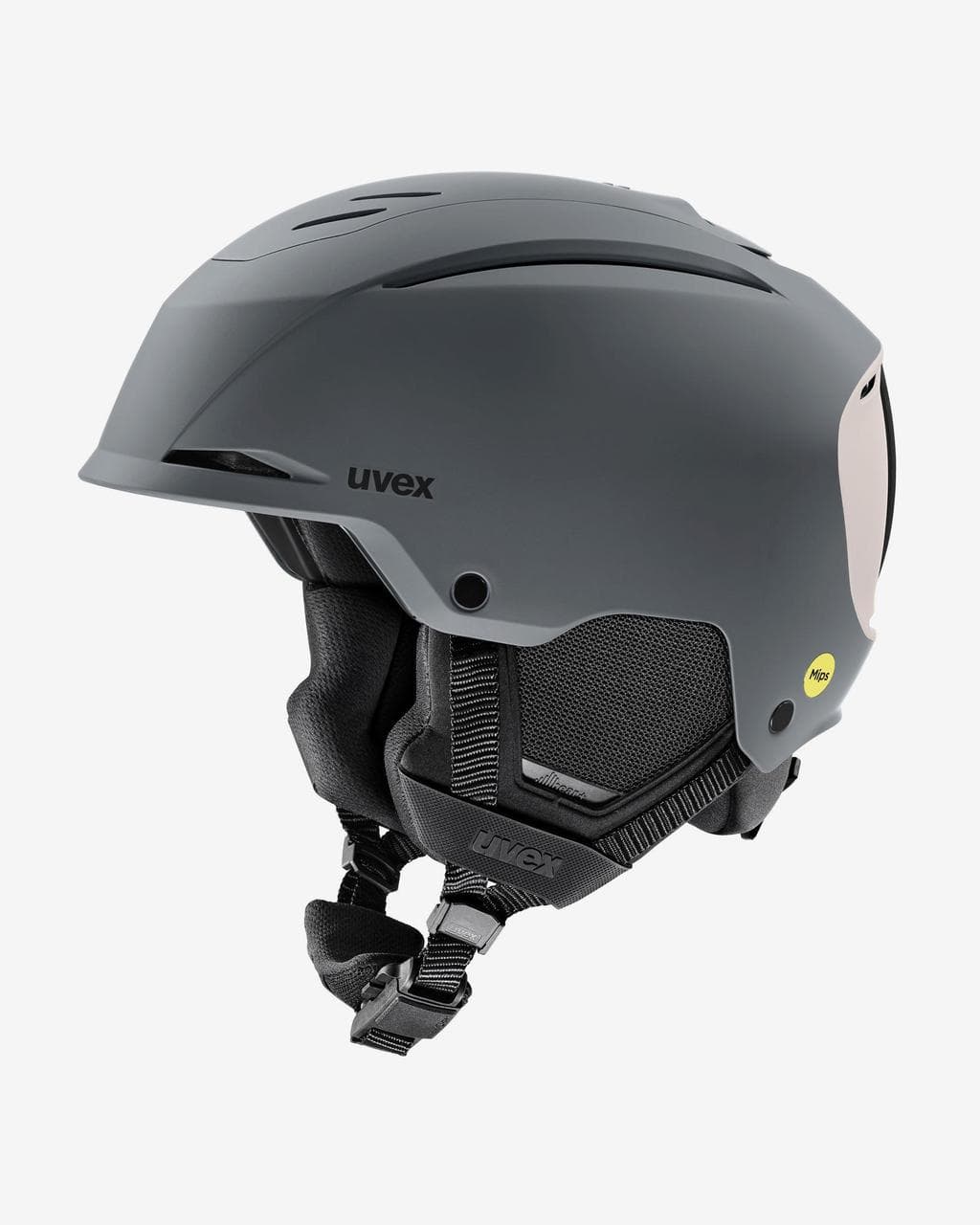 Casque Uvex Resolution MIPS gris foncé - 52-55